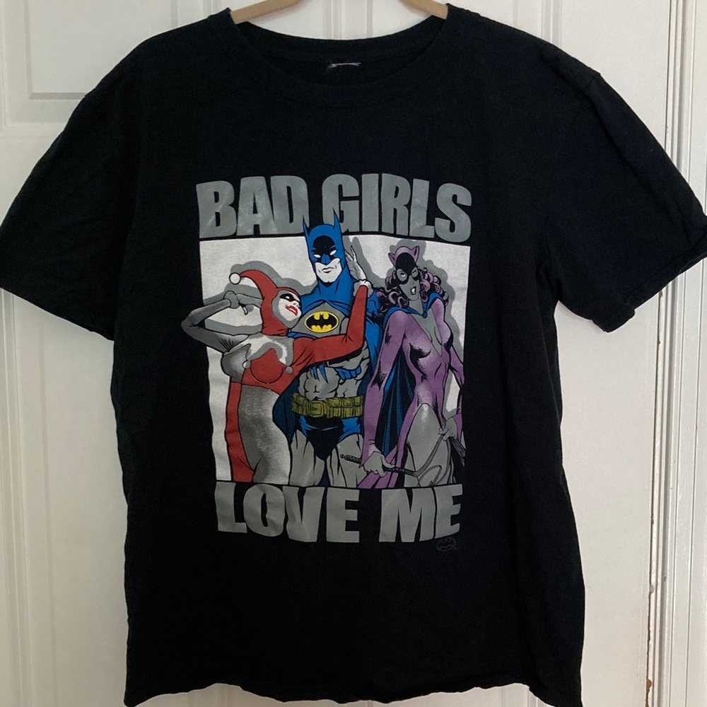 DC Comics Black 'Bad Girls Love Me' T-Shirt